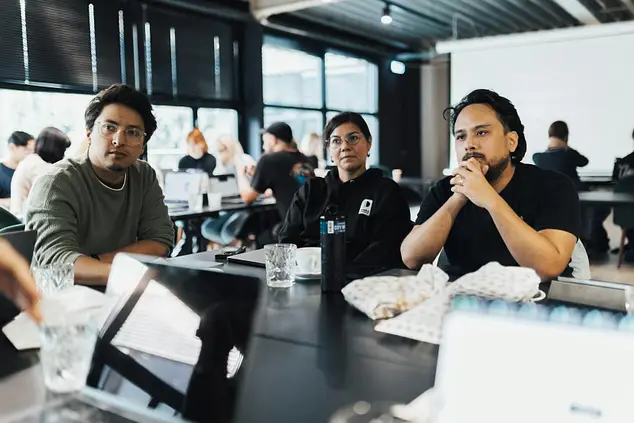Attentive Audience during Meeting